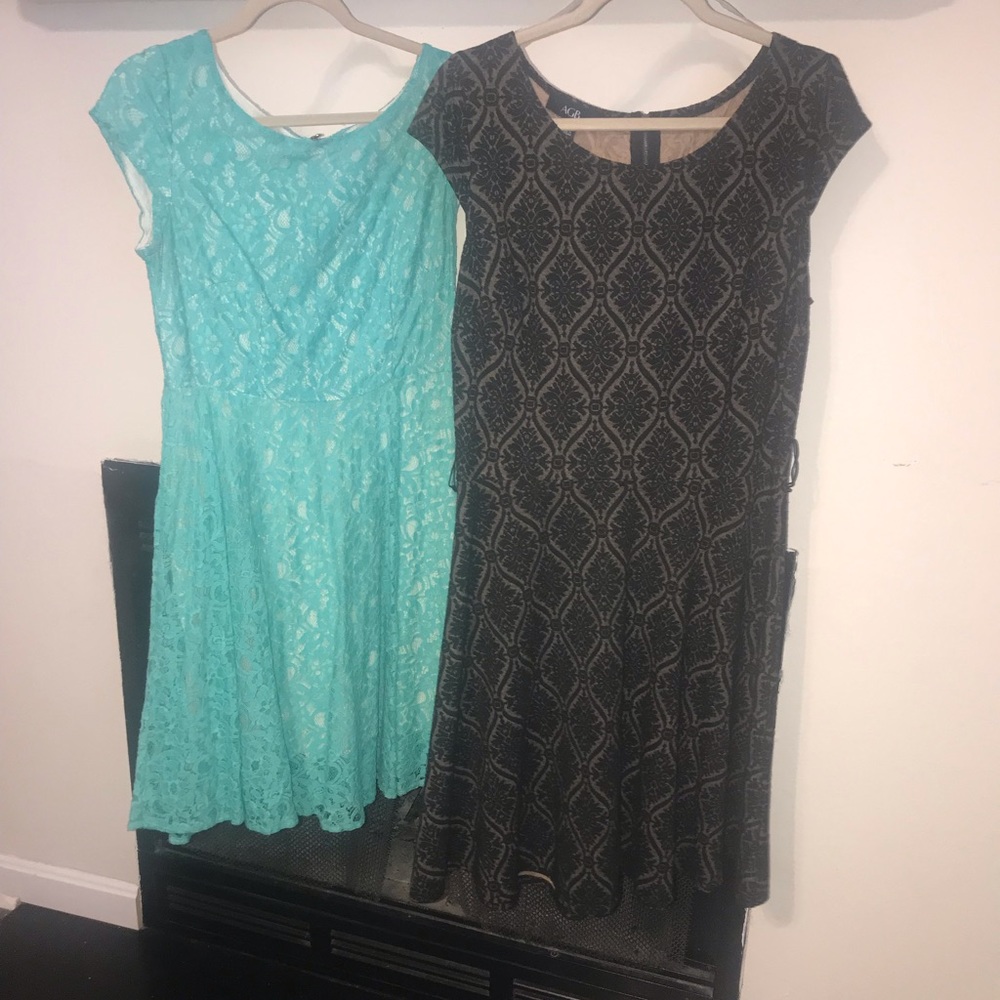 Selling two A-line dresses. Size 12 and Size L